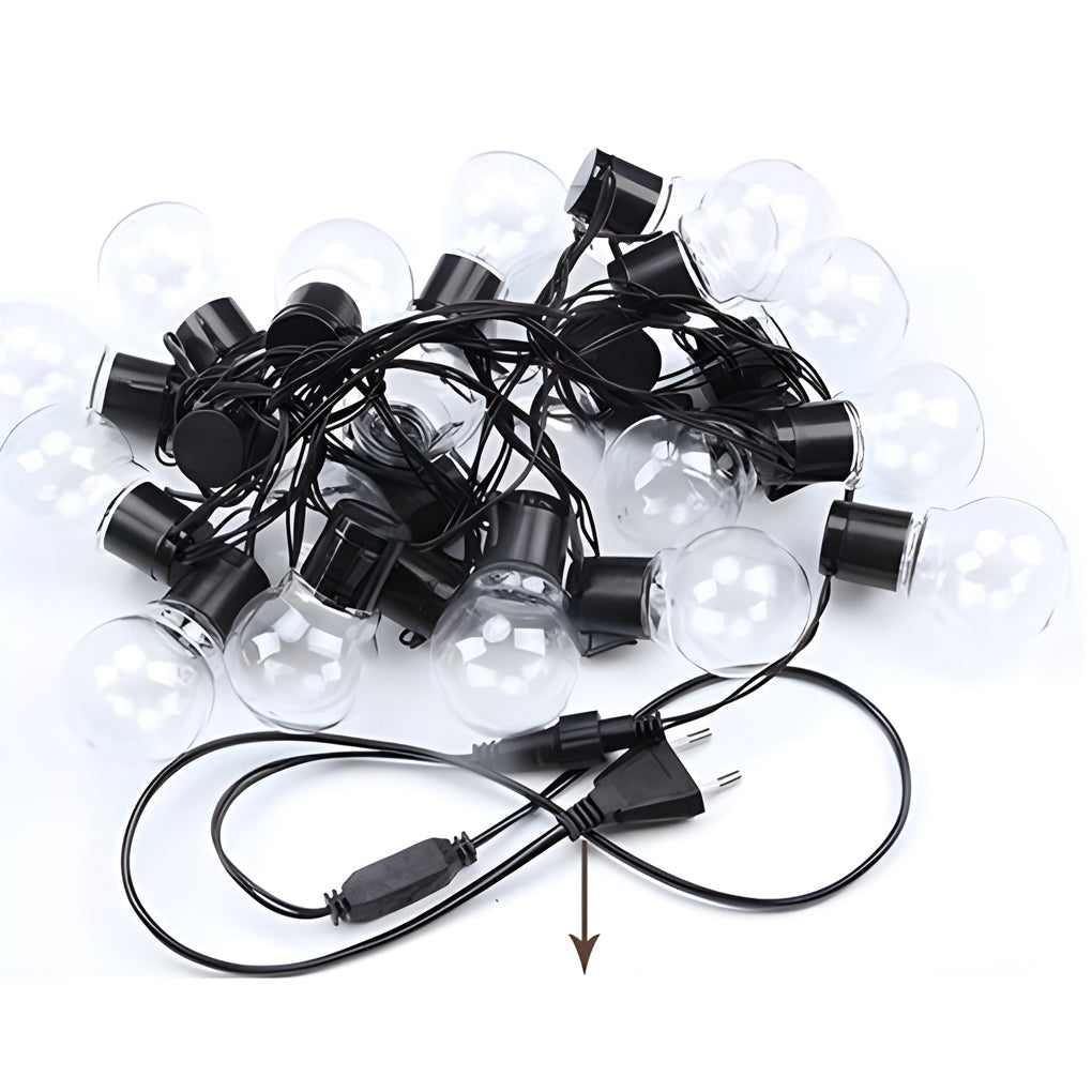 Waterproof LED Solar Powered Outdoor String Camping Decor Lights
