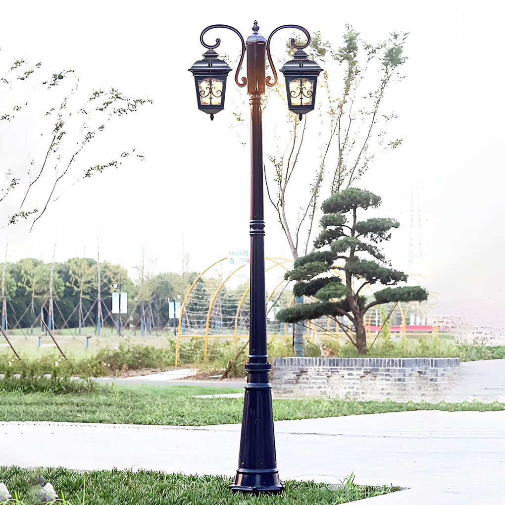 Retro Outdoor Lamp Post European Waterproof Street Light