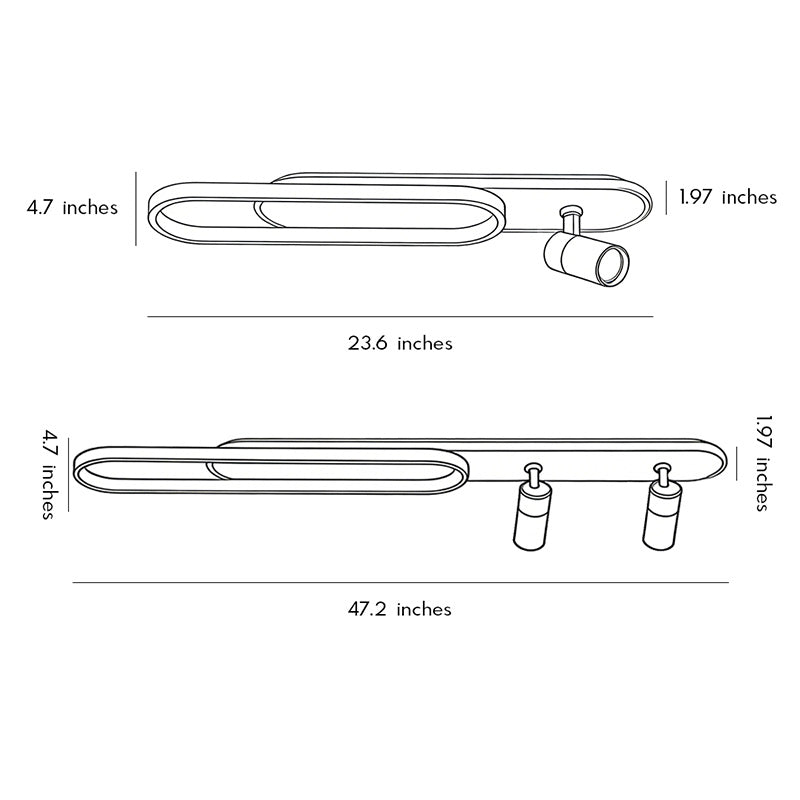 Adjustable Spot Light for Ceiling Metal Modern LED Ceiling Light