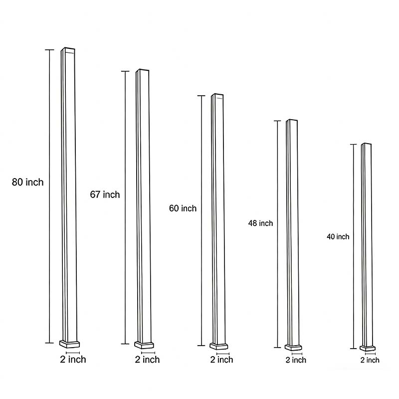 Black Linear Wall Sconce Waterproof Metal Modern LED Outdoor Light