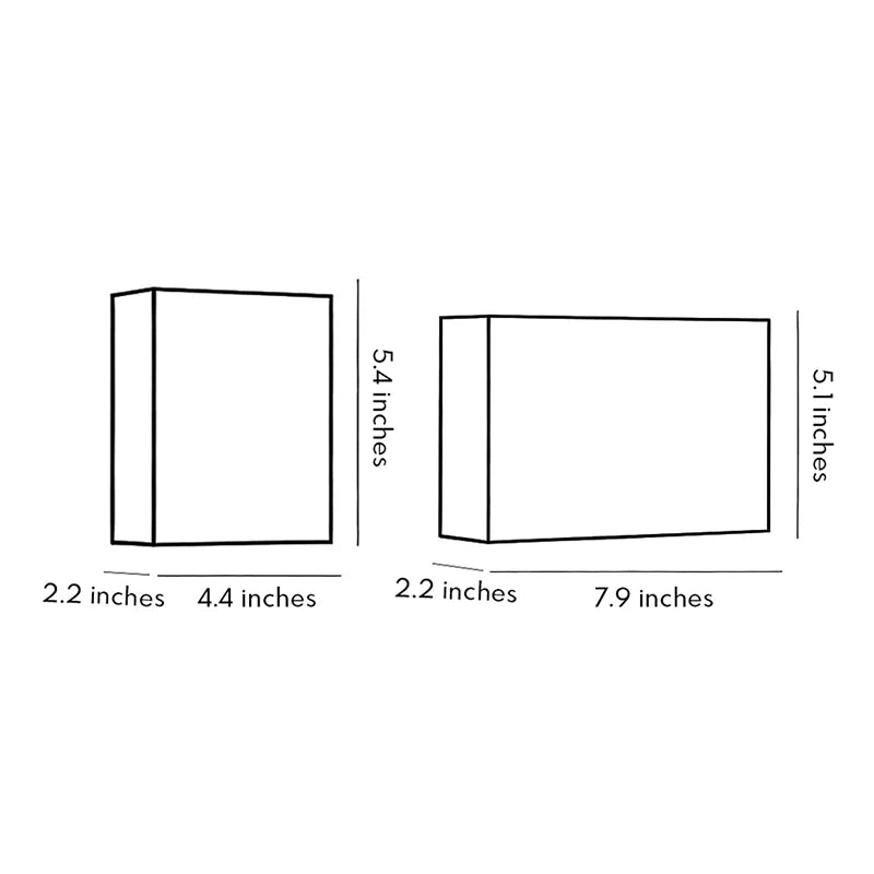 Up down Lighting Wall Lights Modern Square Illuminated Lamp