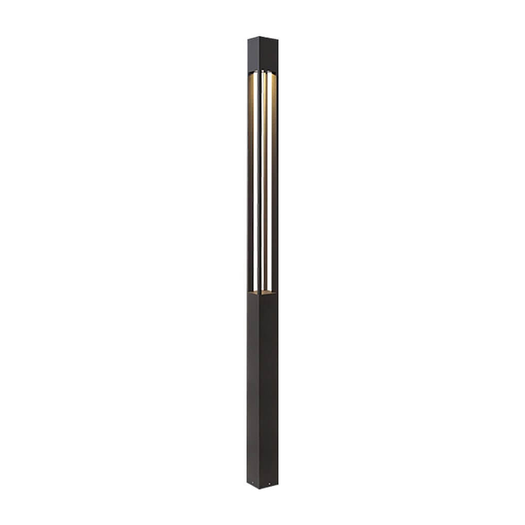 LED Bollard Path Lights Modern Black Landscape Light