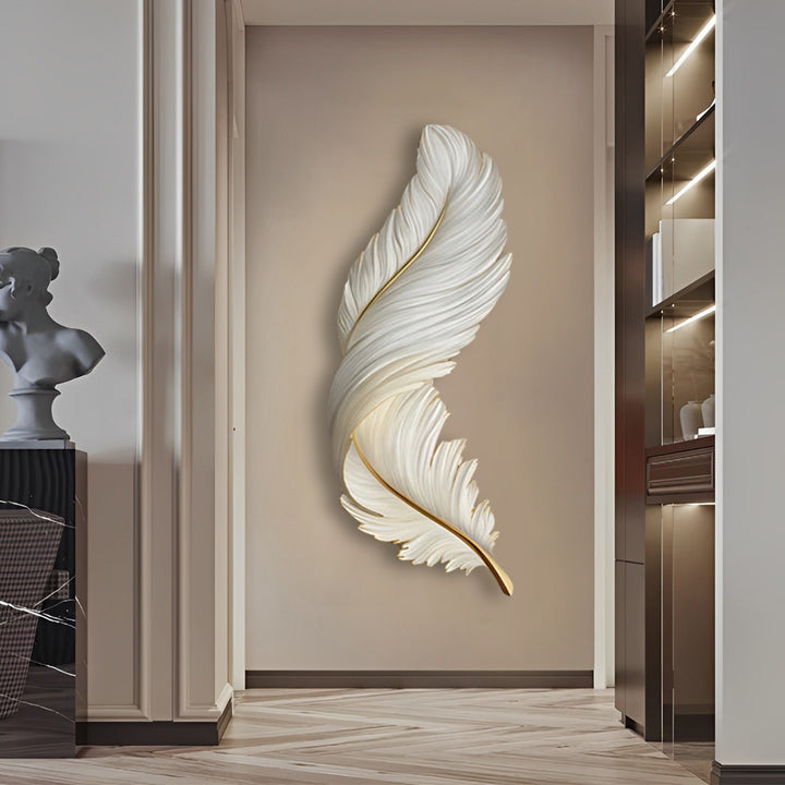 Feather Wall Lamp Modern Luxury Creative LED Art Deco Lamp