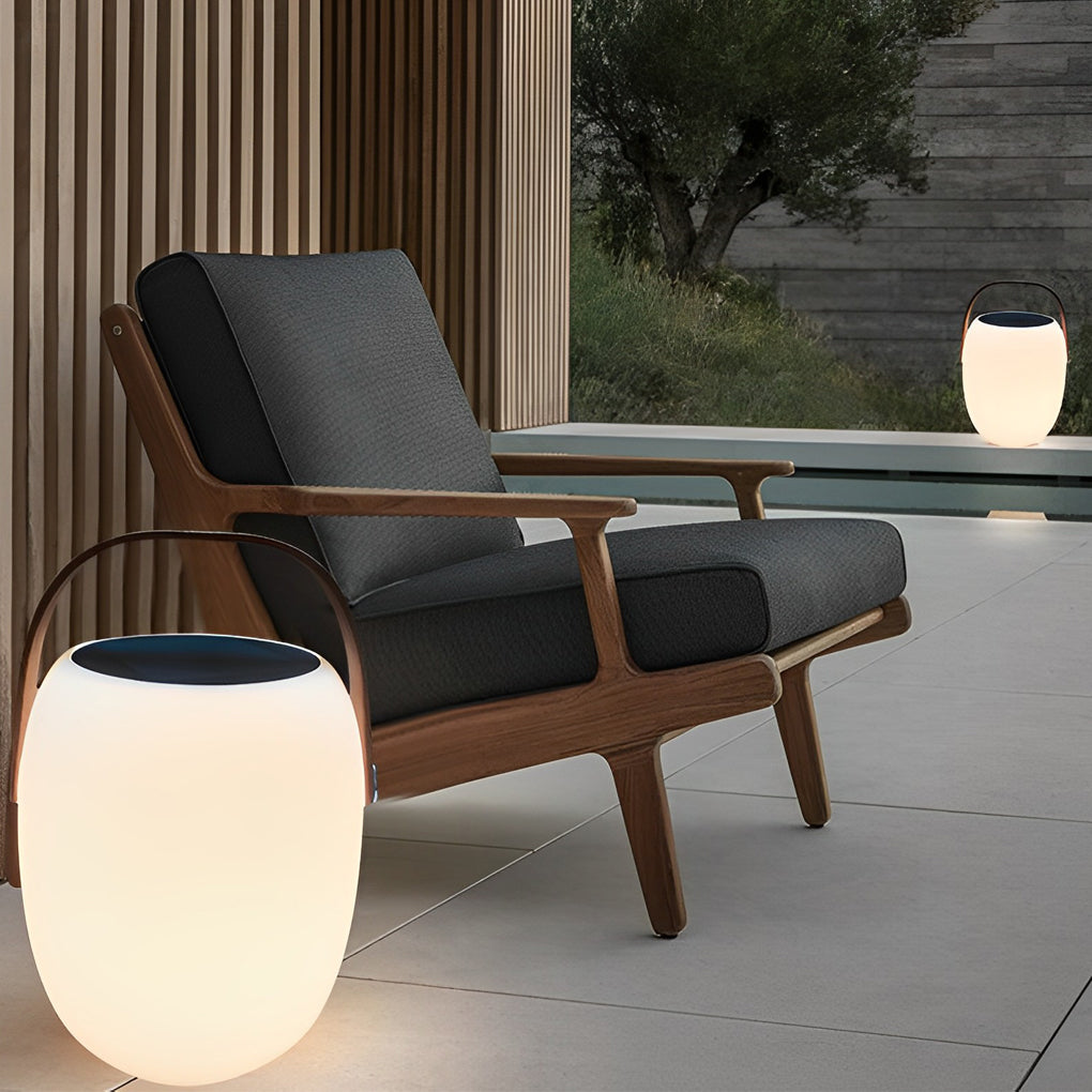 Outdoor Solar Floor Lanterns Portable Lantern LED Light