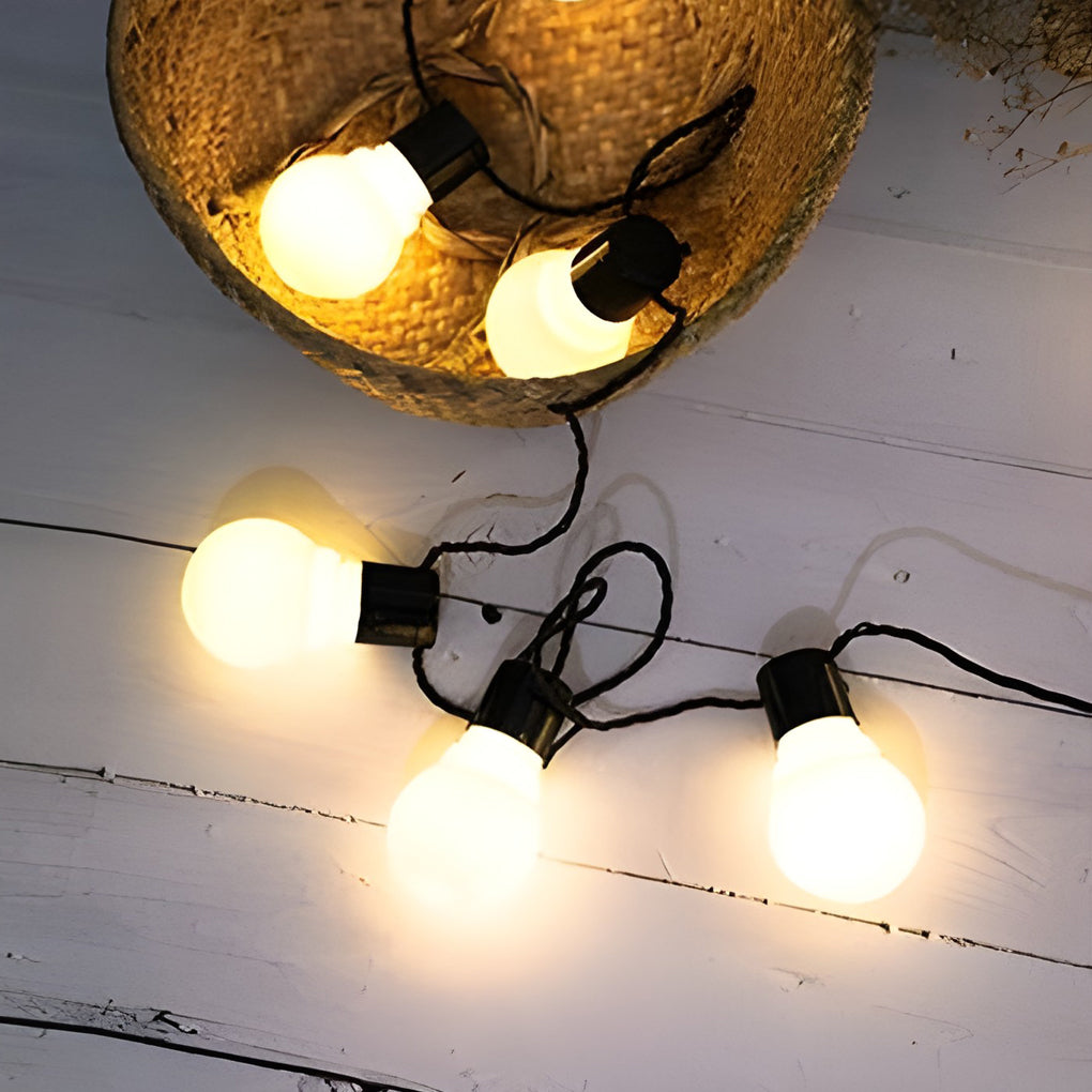 Waterproof LED Solar Powered Outdoor String Camping Decor Lights