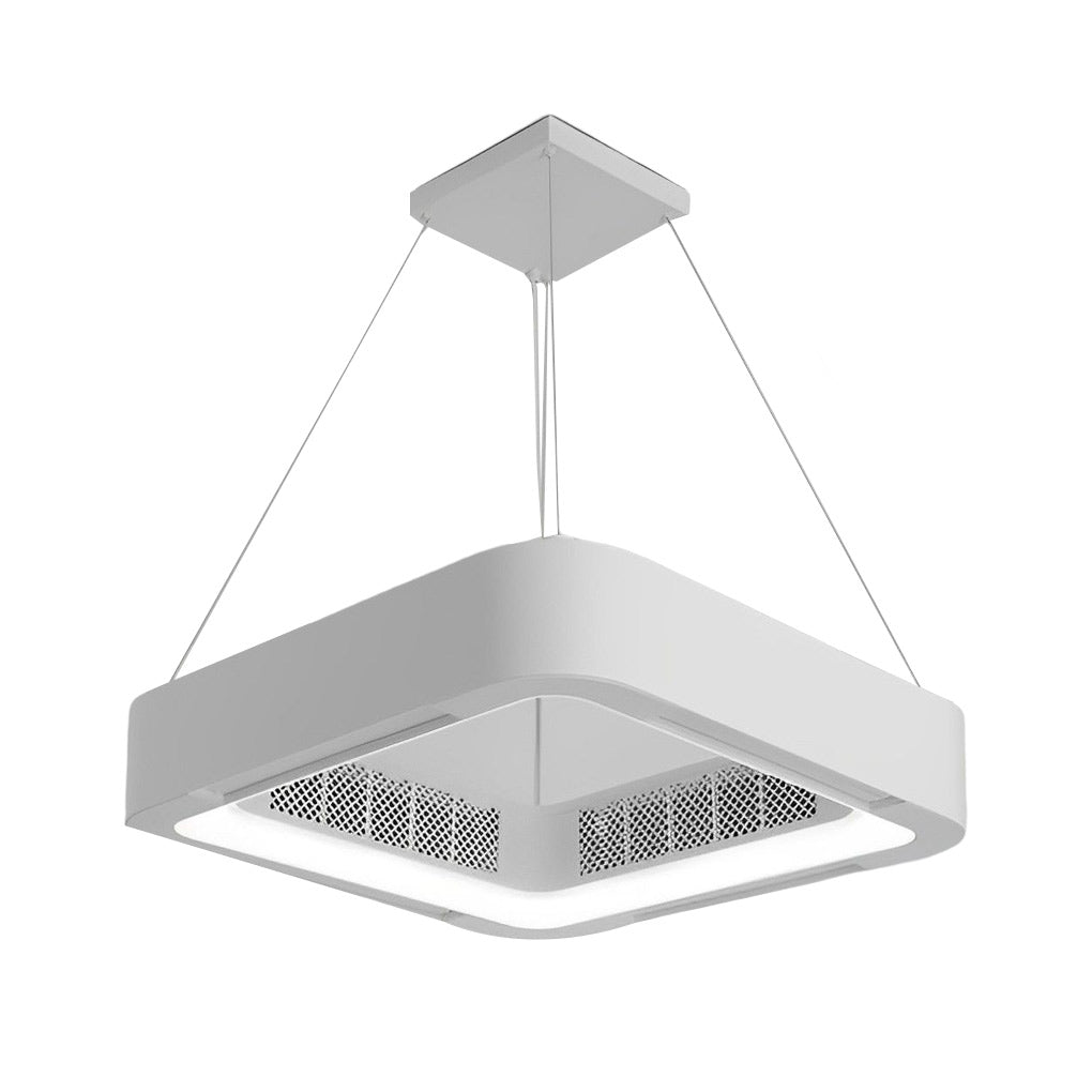 Low Profile Bladeless Ceiling Fan with Light Inverter LED Light