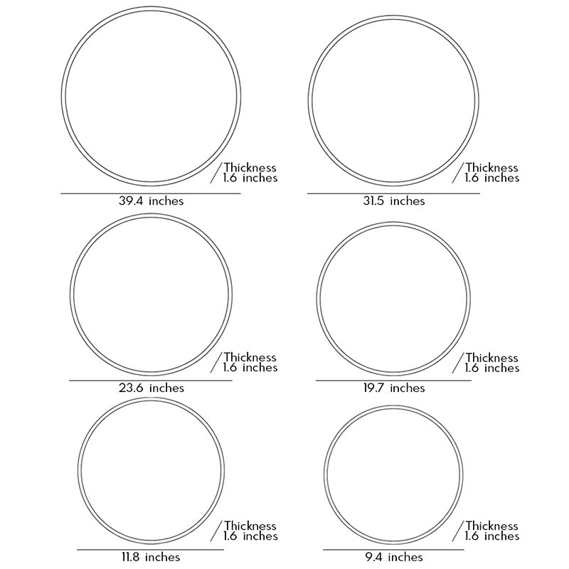 Full Moon Lamp Wall Modern Round LED Artistic Lamp