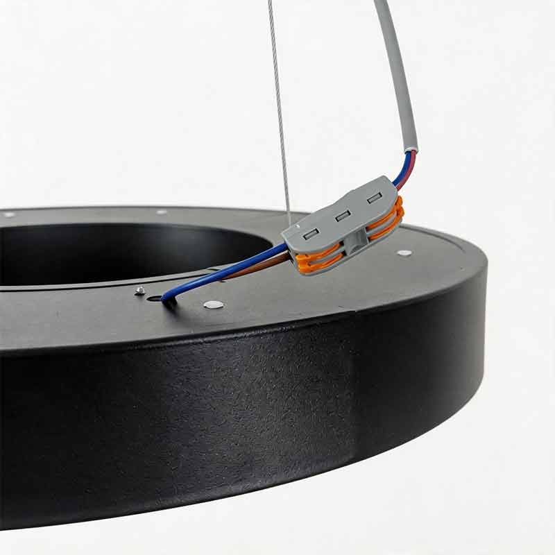 LED Pendant Ring Ceiling Light Modern Metal Acrylic Light