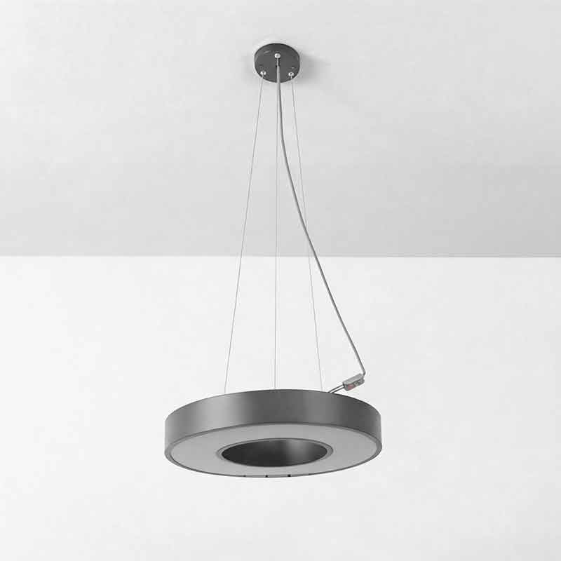 LED Pendant Ring Ceiling Light Modern Metal Acrylic Light