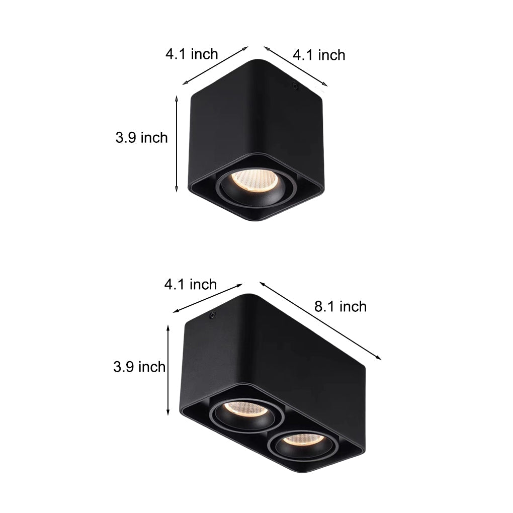 Surface Mounted Spot Light Square LED Ceiling Grid Light
