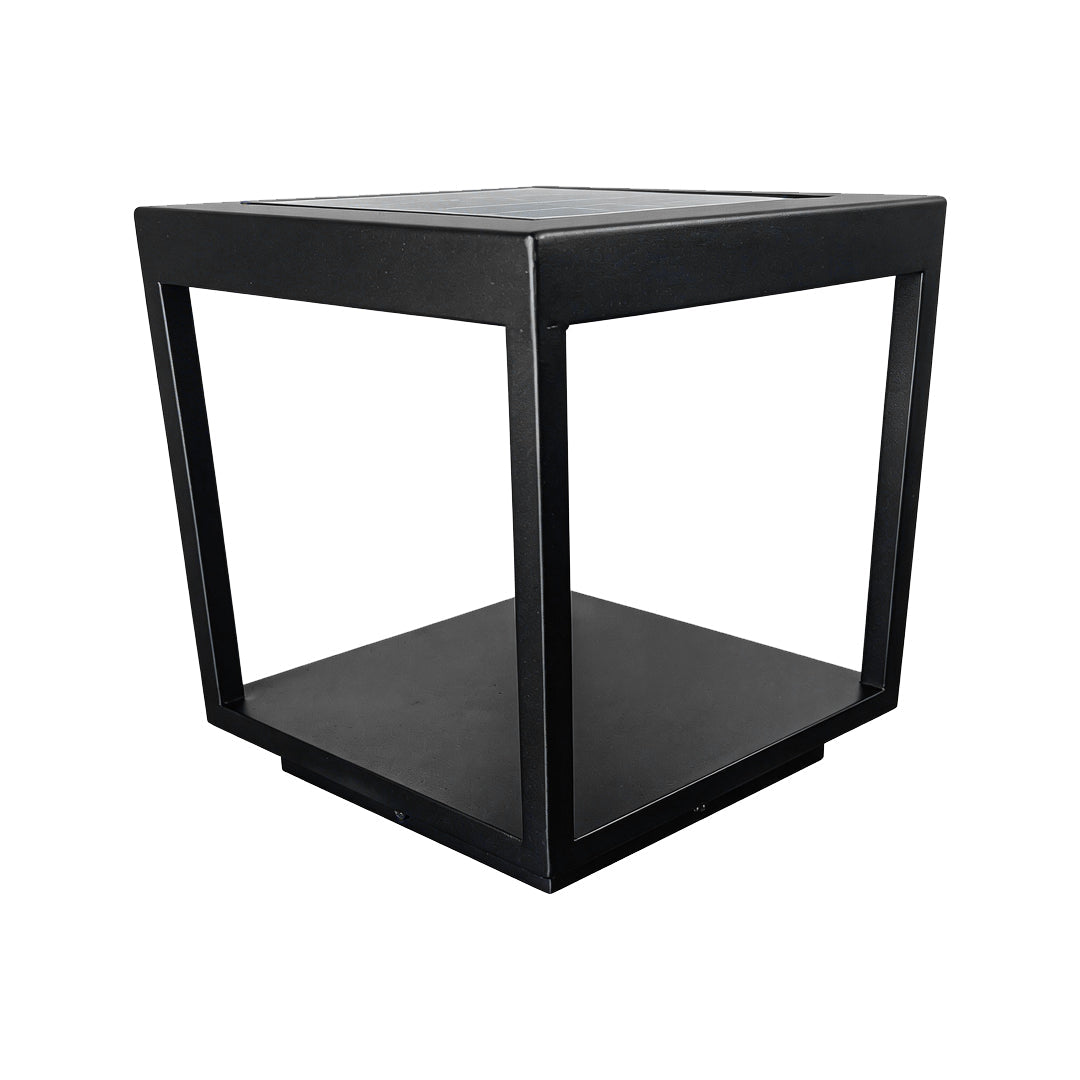 Concrete Pillar Lights Modern Open-Frame Square LED Light