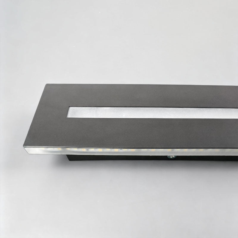 Long Black Wall Sconces Modern LED Linear Iron Light