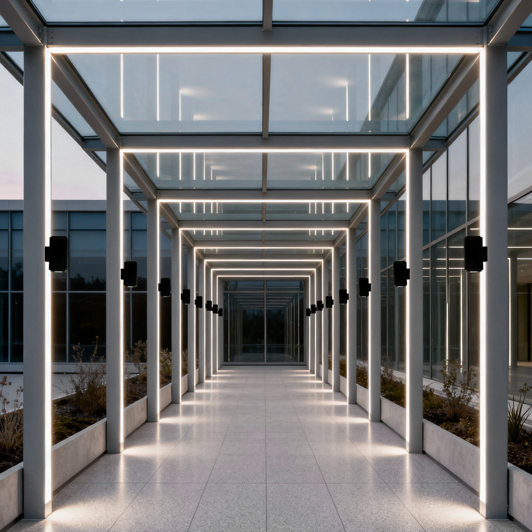 Narrow Beam Wall Sconce Up-Down LED Outdoor Building Wall Washer Light
