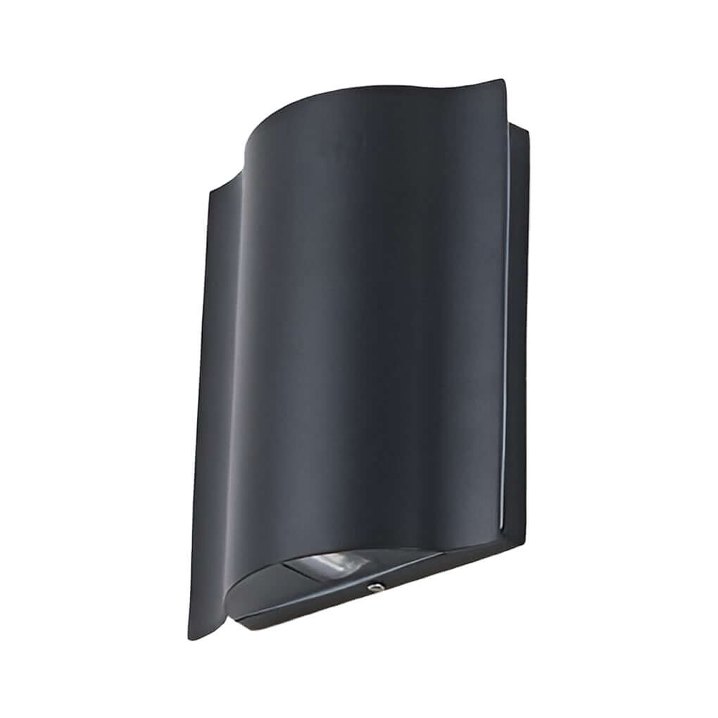 Beam Wall Light Wavy Aluminum Outdoor LED Up-Down Light