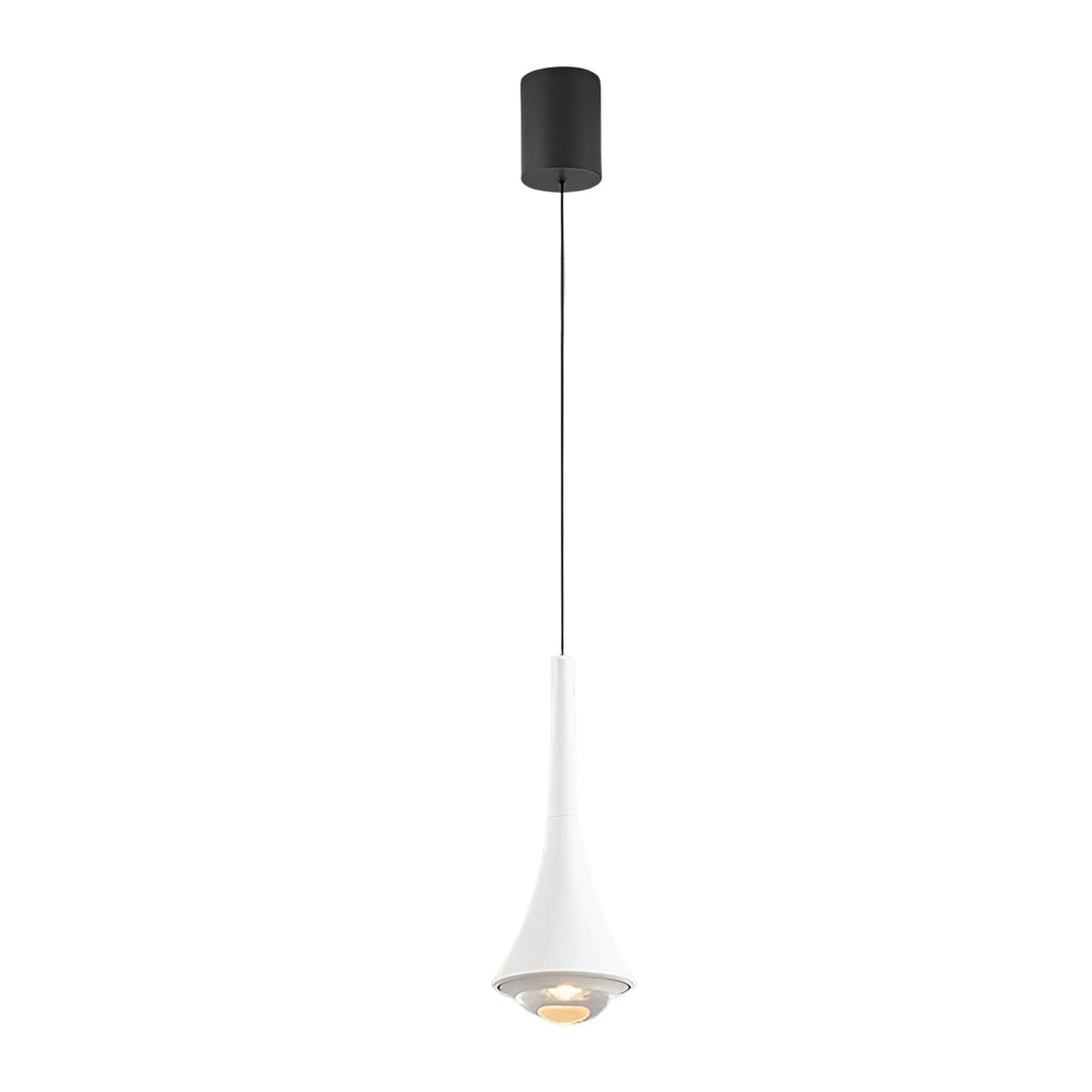 Black Cone Pendant Lights Modern Creative LED Ceiling Light