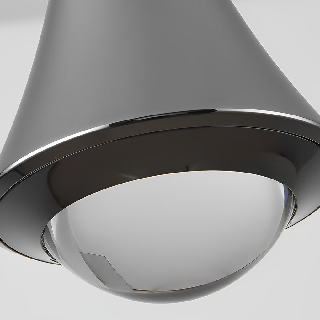 Black Cone Pendant Lights Modern Creative LED Ceiling Light