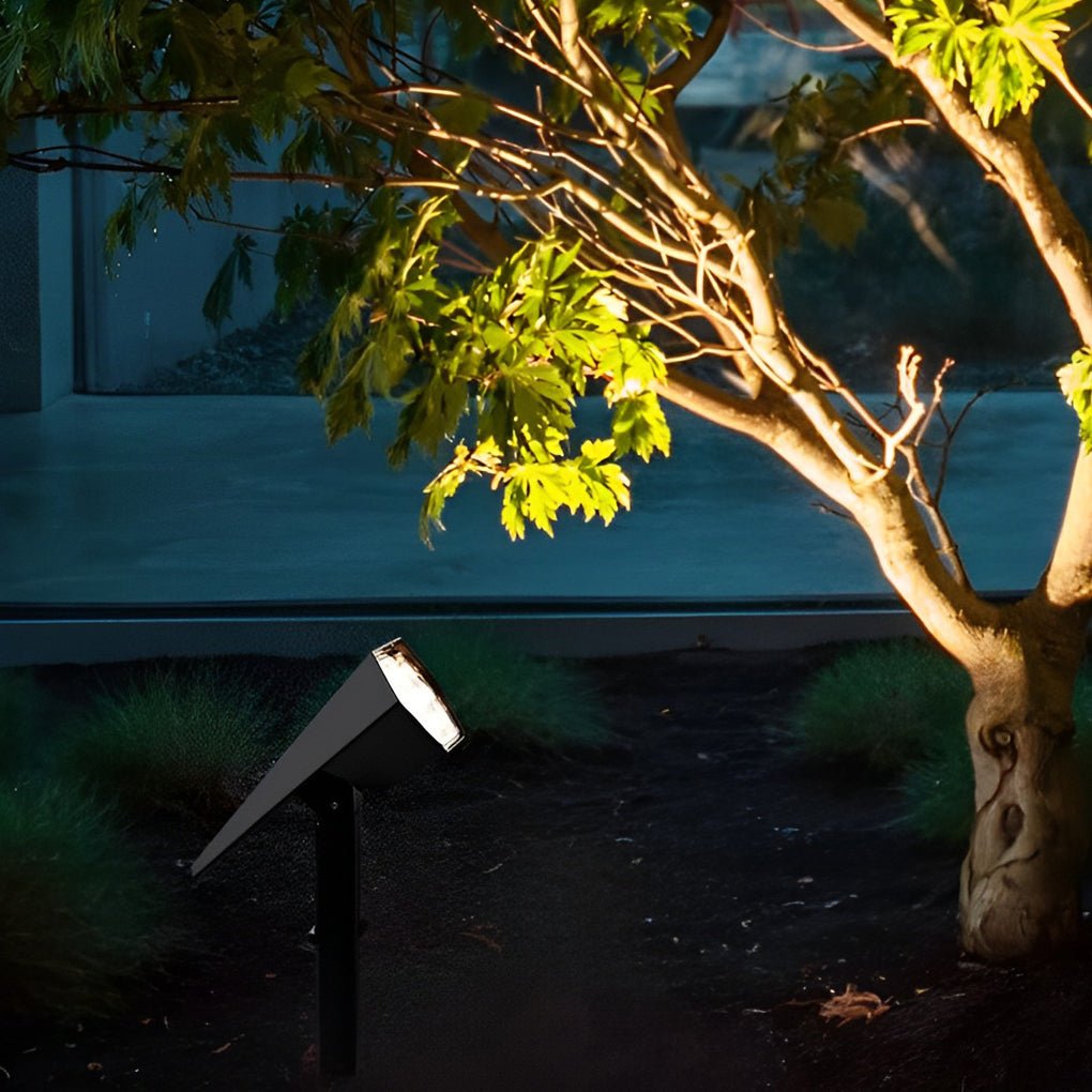 Flood Spike Light Adjustable Angle Solar Spotlight