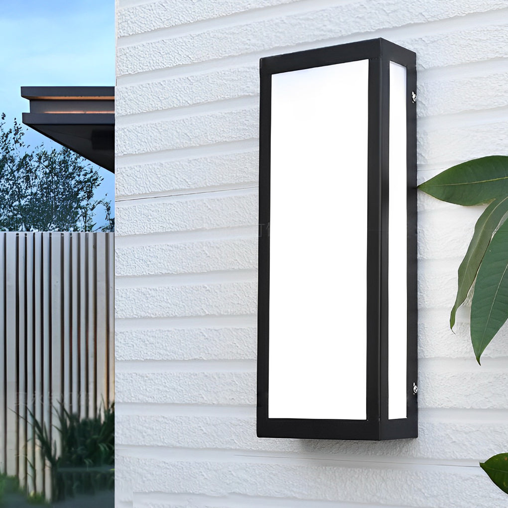 Rectangle Outdoor Wall Lighting Modern LED Waterproof Light