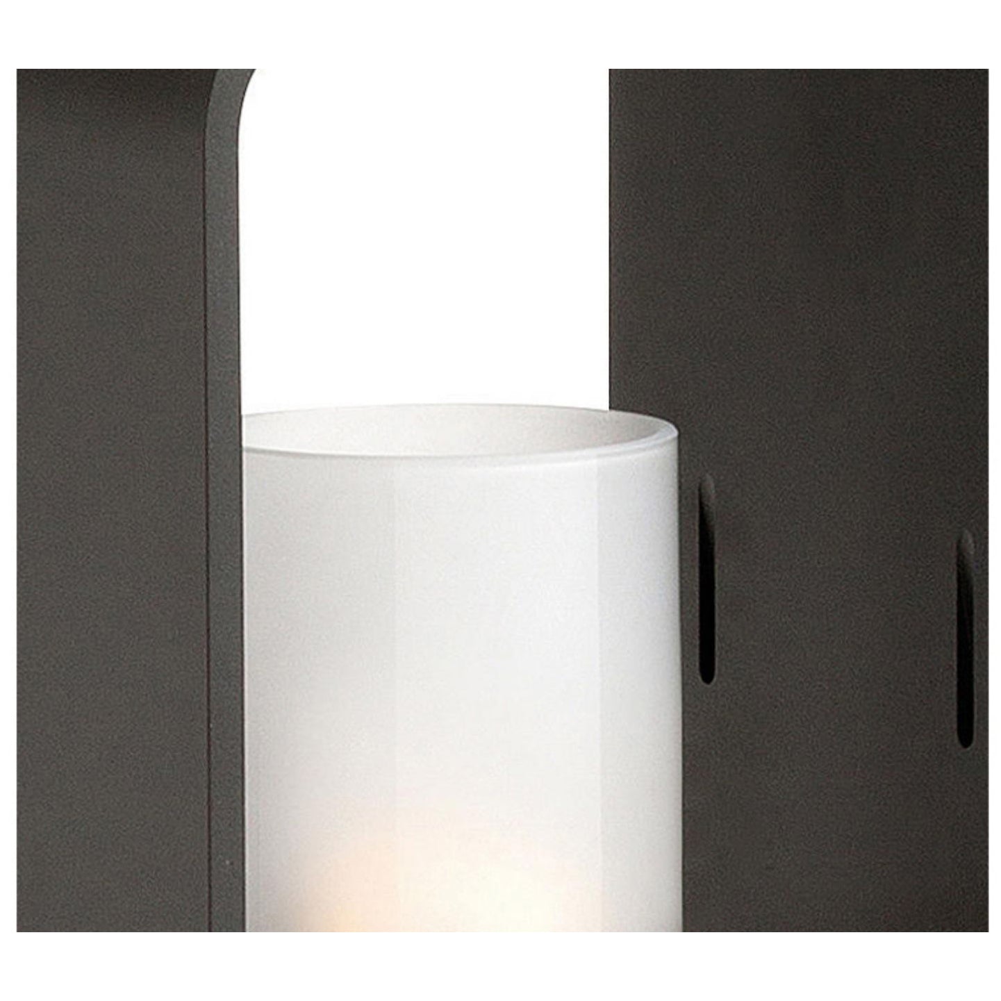 Black Lantern Outdoor Light Rectangular Frame Waterproof Lamp
