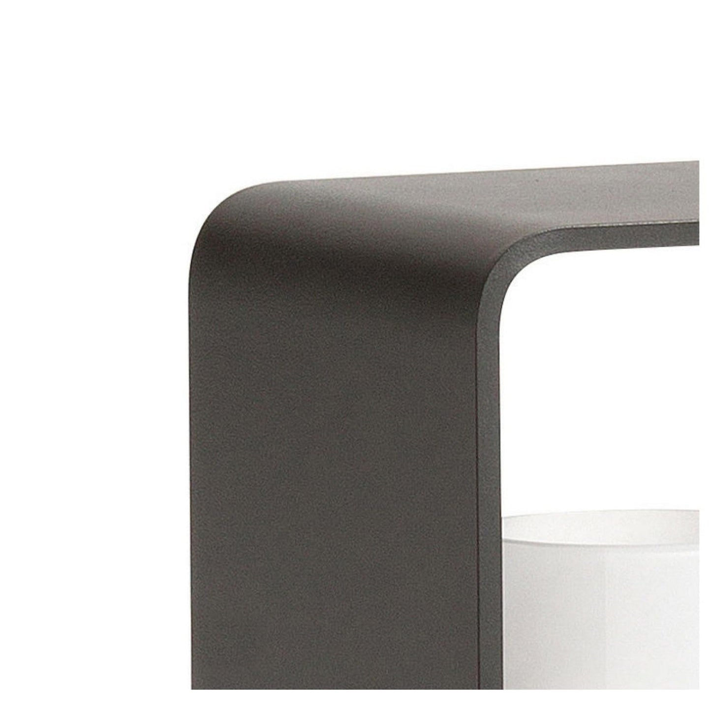 Black Lantern Outdoor Light Rectangular Frame Waterproof Lamp