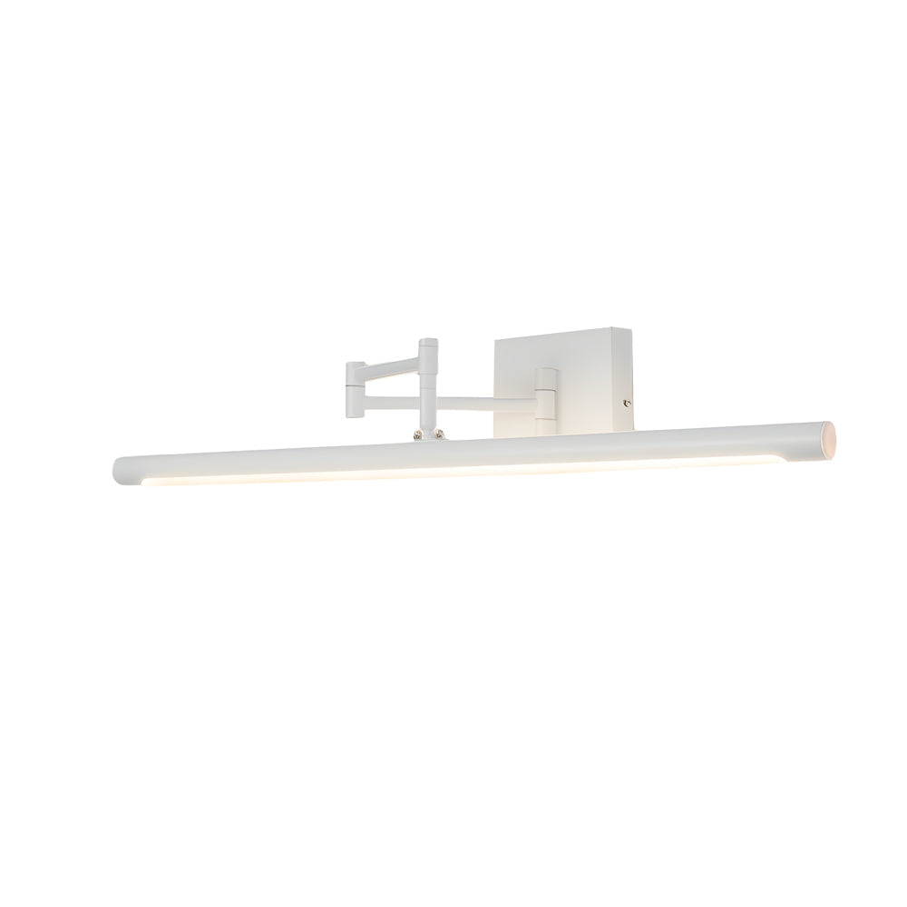 Black Bar Vanity Light Metal Swing Arm Bathroom Light