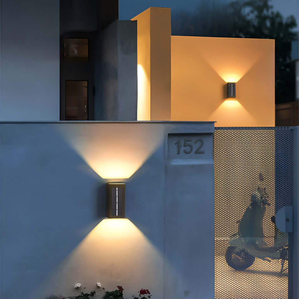 Black up down Wall Light Modern Waterproof LED Light