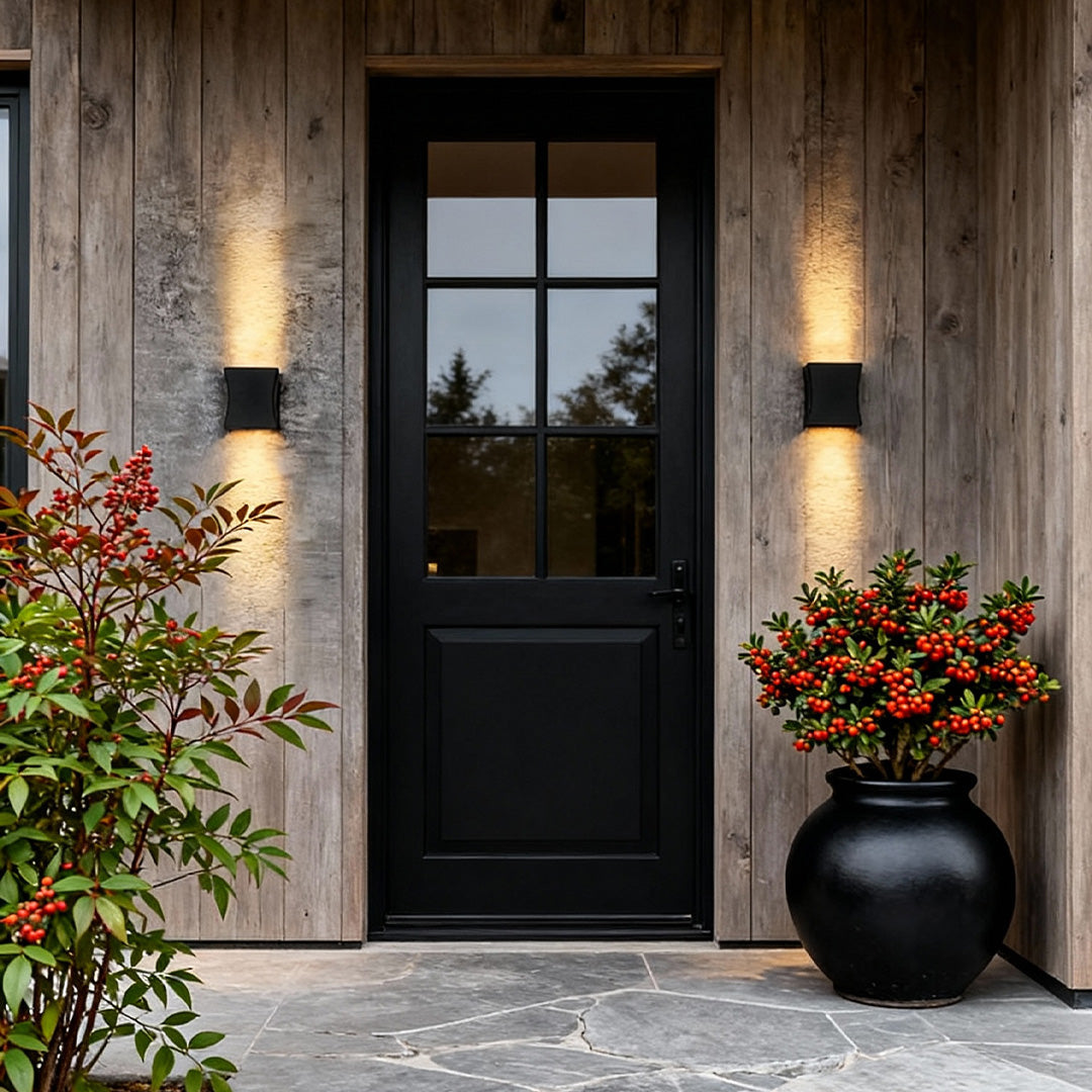 Black Wall Lights Modern up and down LED Outdoor Light