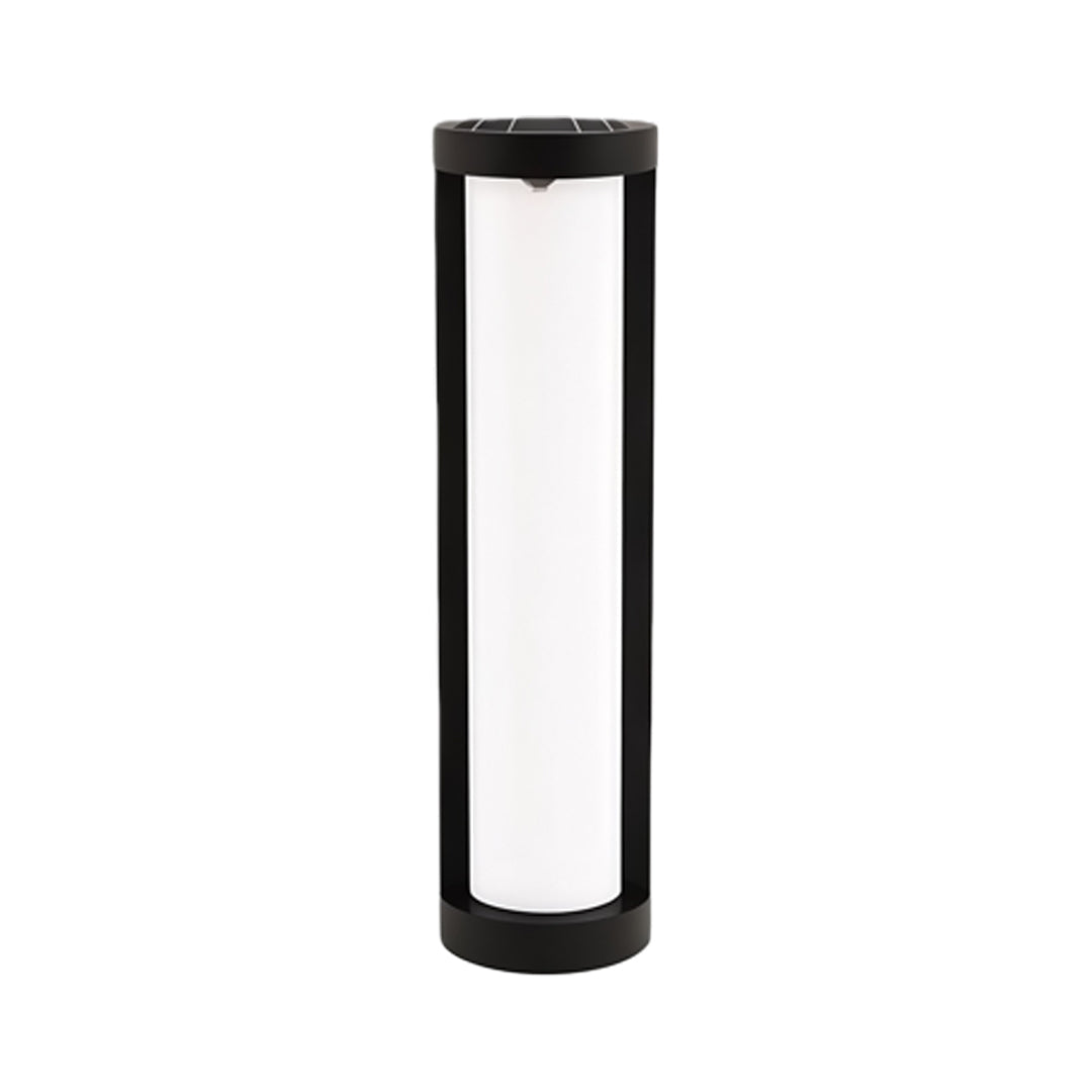 Bollard Landscape Lights Modern Black LED Cylindrical Light