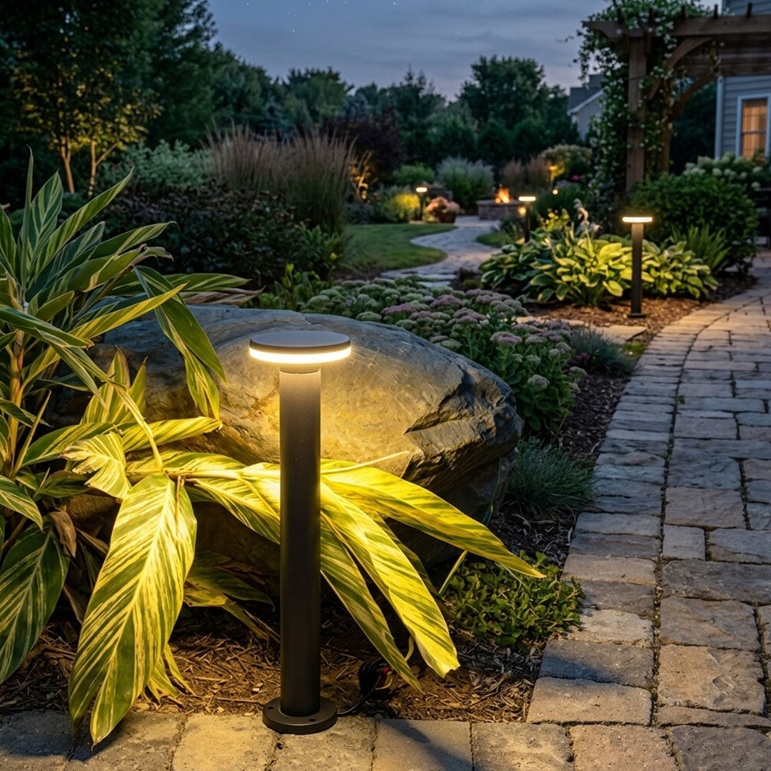 Bollard Pathway Lights Minimalist Waterproof LED Landscape Light