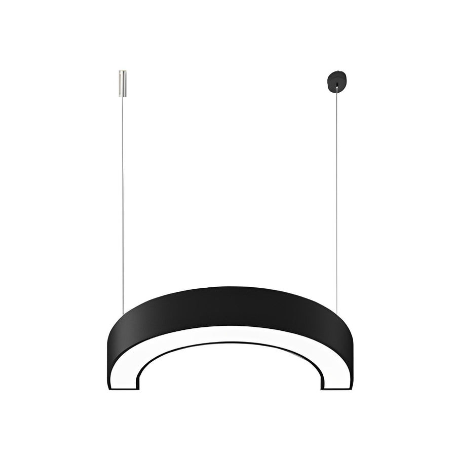 2-PCS C Shape Pendant Light Minimalist Arc Linear Commercial Light
