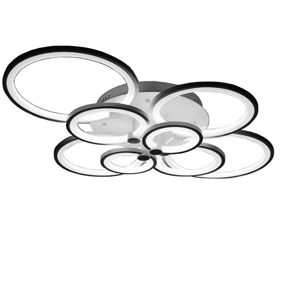 Multi Ring Ceiling Lights Elegant Unique Overlapping Rings Lamp