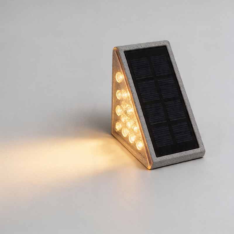 Solar Powered Lights for Steps Modern Waterproof Triangle Ladder Light
