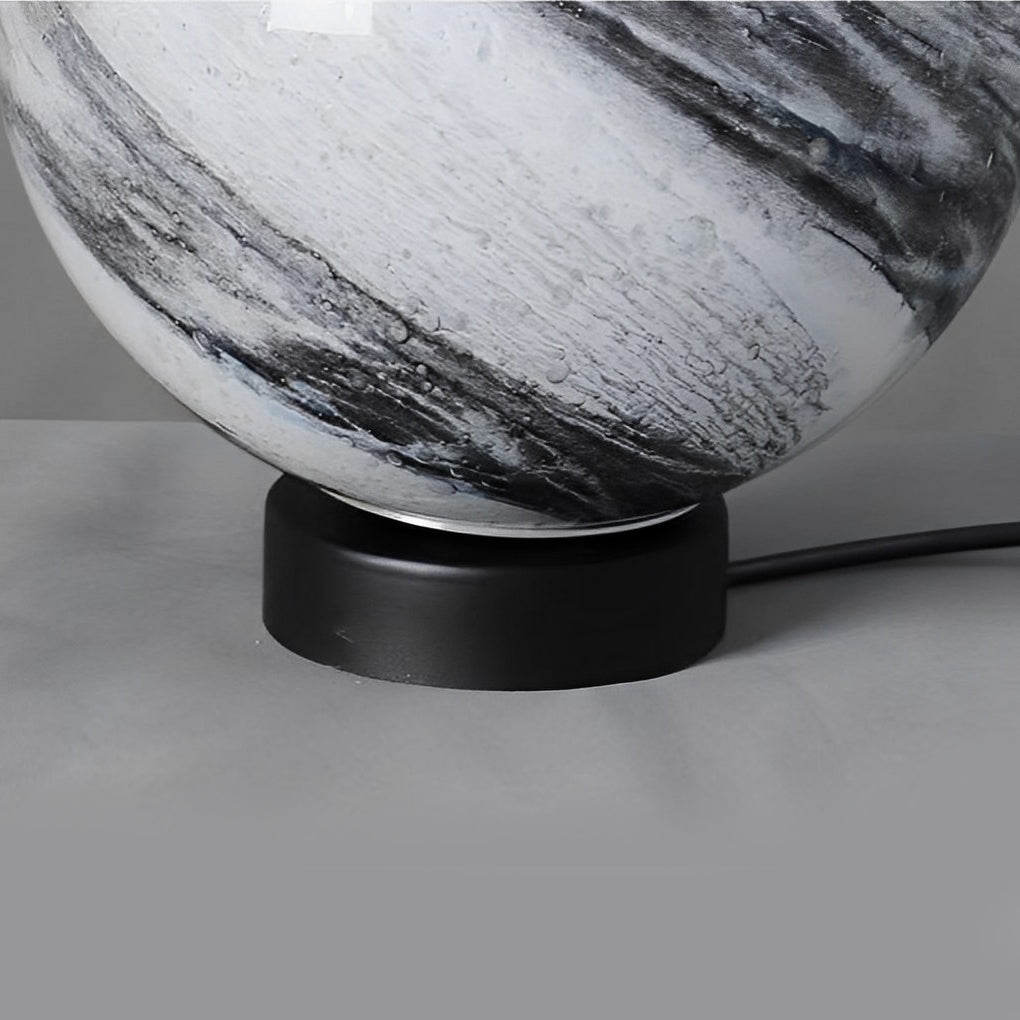Globe Pillar Lights Modern Planetary Design Fence Lamp