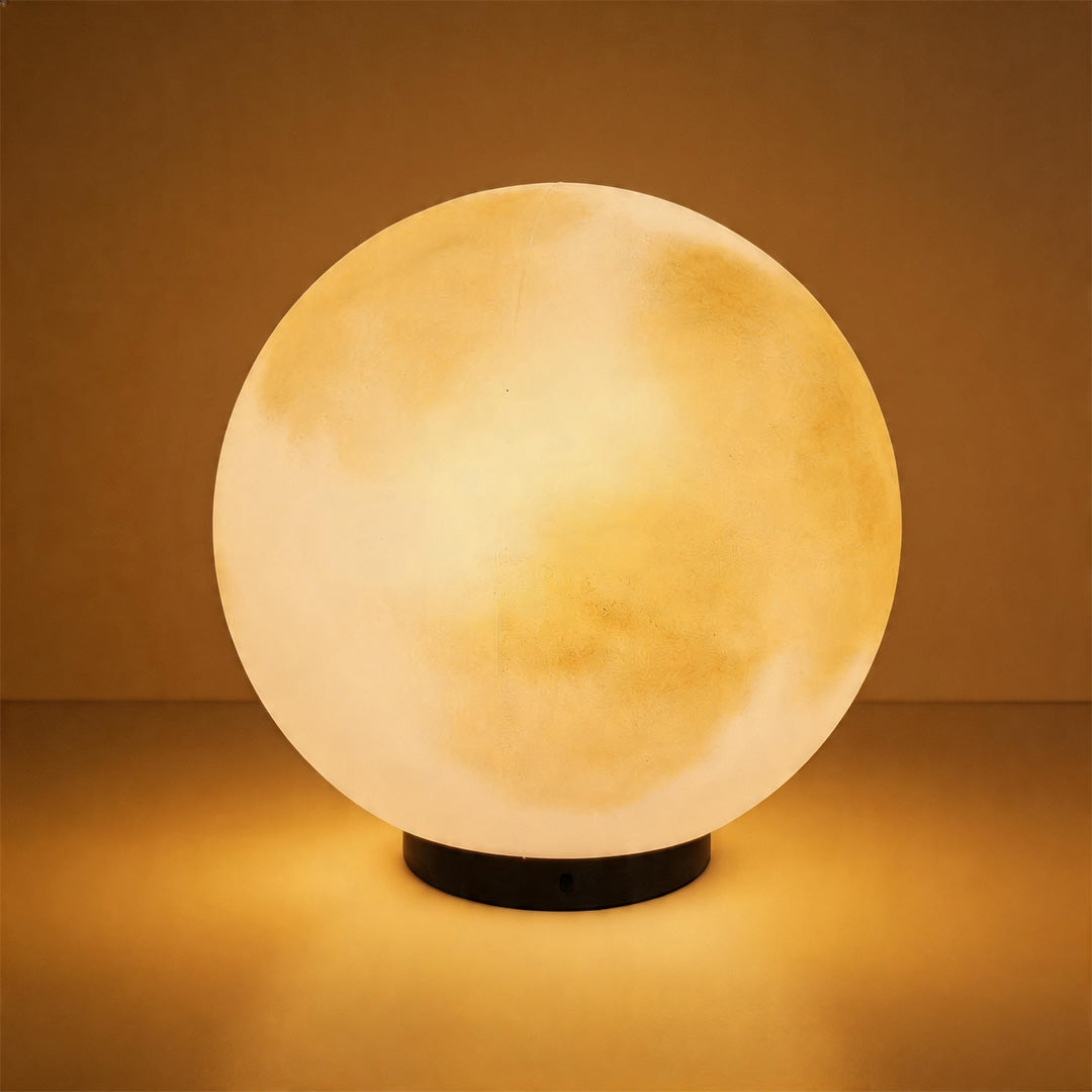 Moon Pillar Lights Modern Waterproof LED Resin Lamp