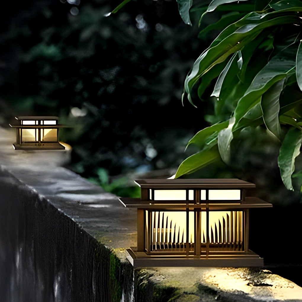 Porch Pillar Lights Outdoor Waterproof LED Modern Light