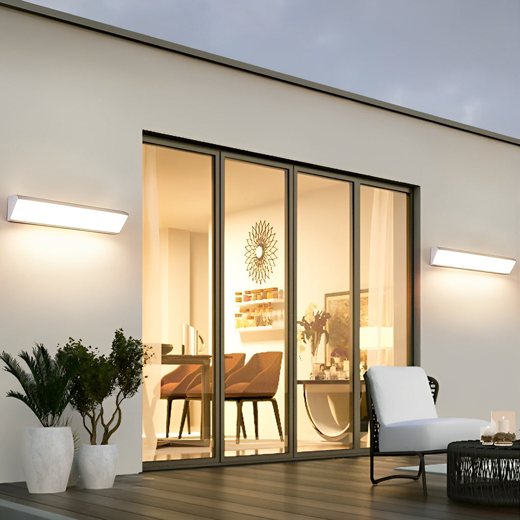 Exterior Wall Sconce Light Fixtures Modern Waterproof LED Light