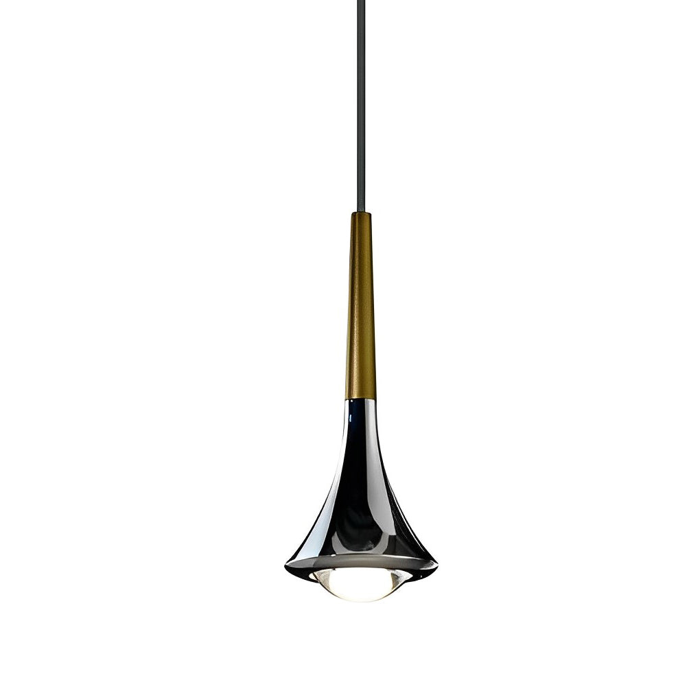 Contemporary Mini Pendant Lights Teardrop Metal Ceiling Light