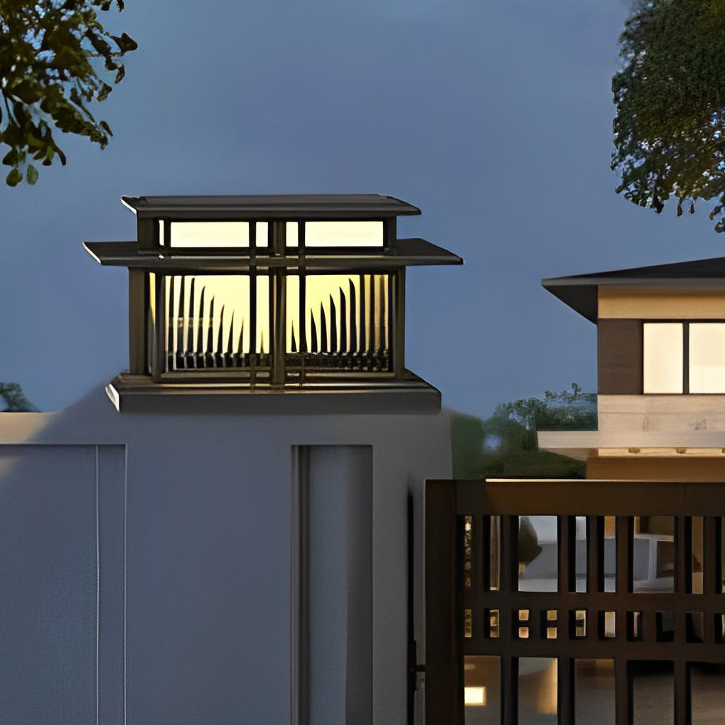 Porch Pillar Lights Outdoor Waterproof LED Modern Light
