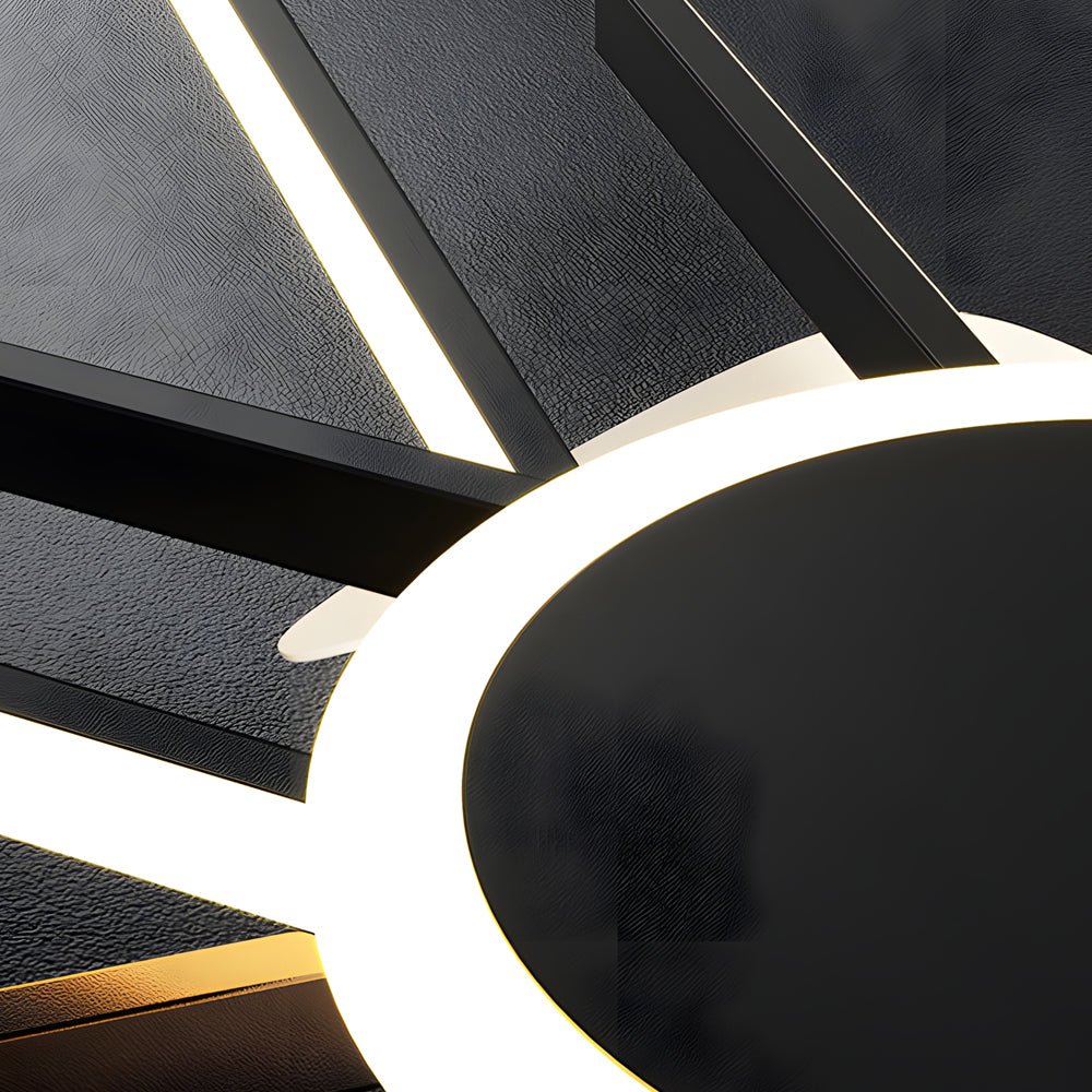 Creative Ceiling Fan Light Modern LED Starburst Light