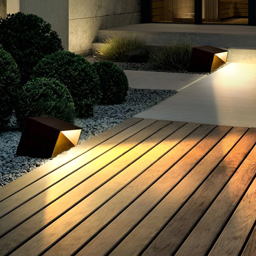 Cube Path Light Ingenious Outdoor Landscape Geometric Light