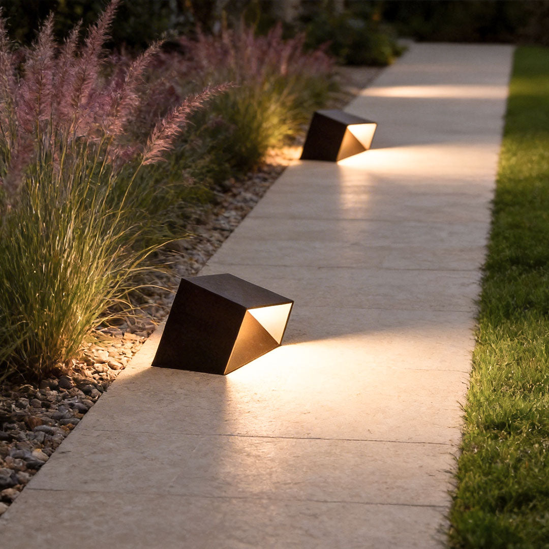 Cube Path Light Ingenious Outdoor Landscape Geometric Light