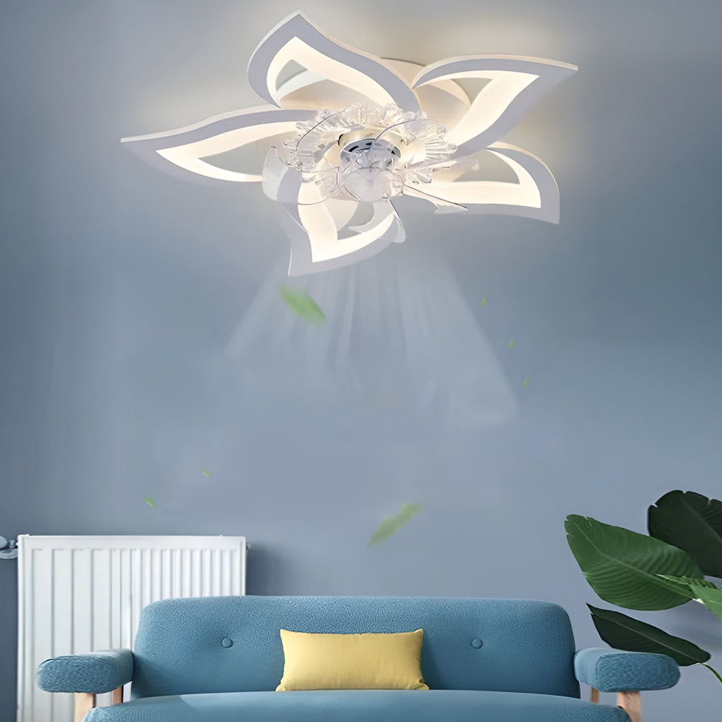 Decorative Ceiling Fans with Lights Nordic LED Light