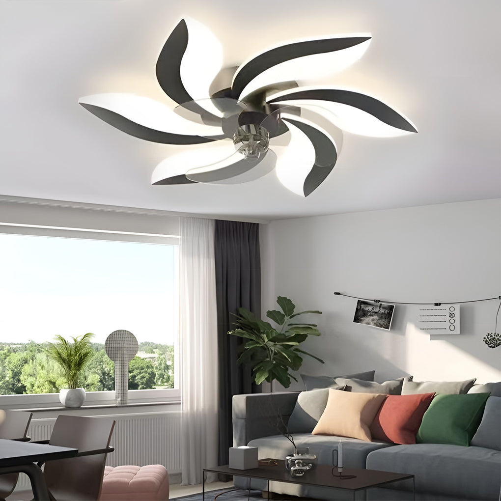Decorative Ceiling Fans with Lights Nordic LED Light