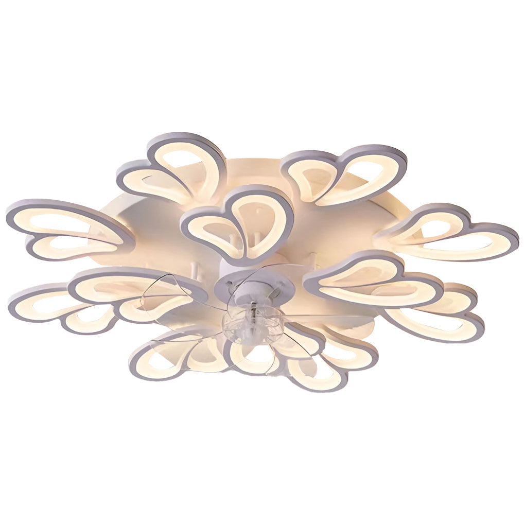 Decorative Ceiling Fans with Lights Nordic LED Light