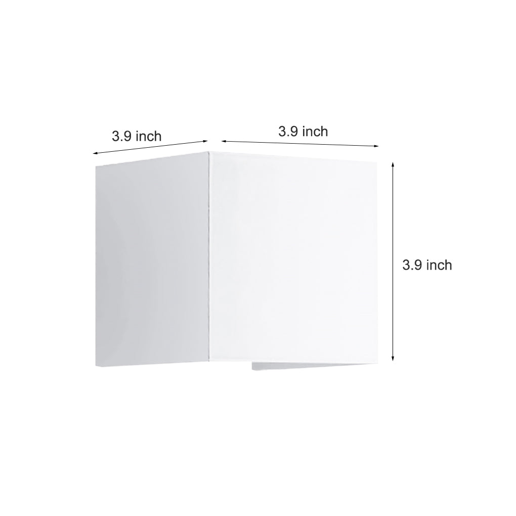 Up down Lighting Wall Sconce Modern Square Waterproof Light