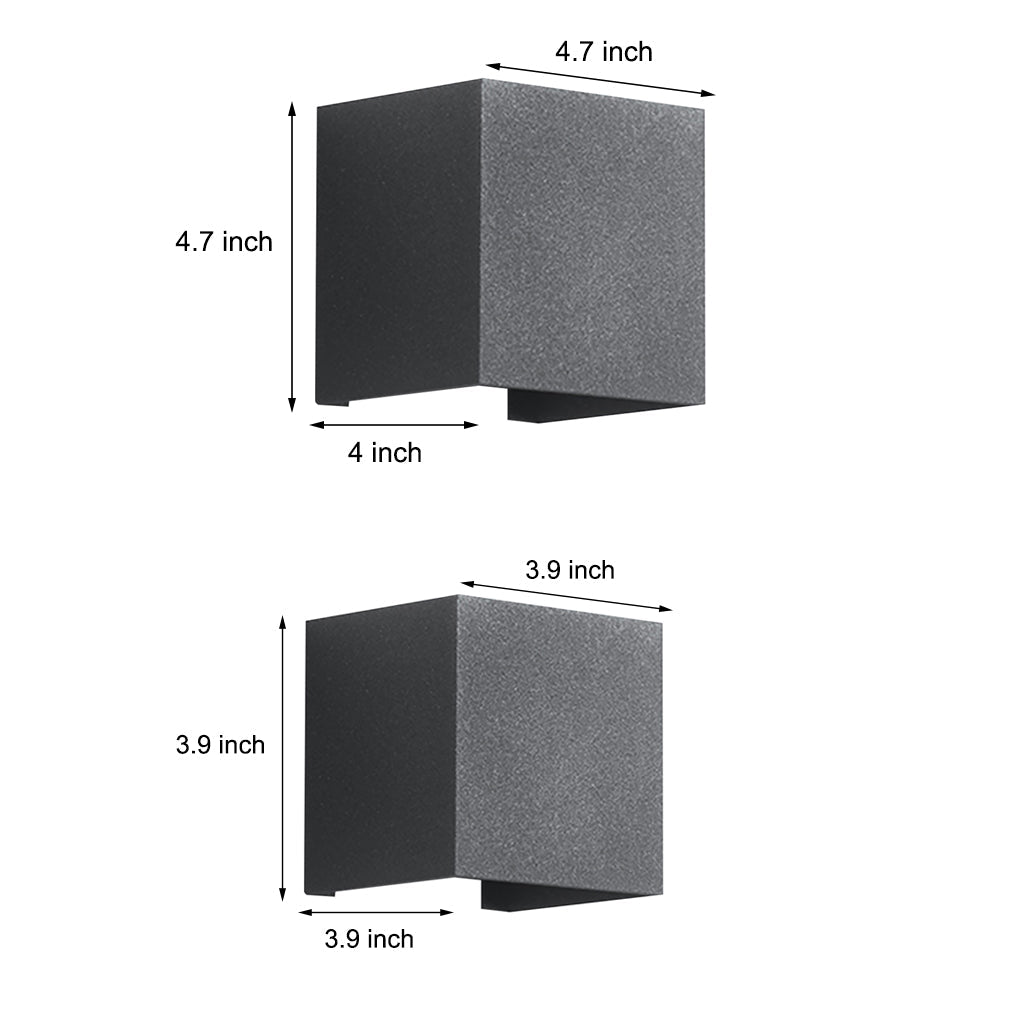 Outdoor up down Wall Light Waterproof Adjustable Beam Angle Light