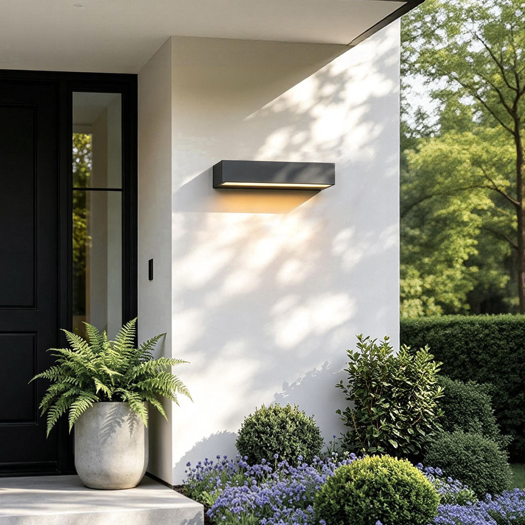 Exterior Porch Light Fixtures Modern Waterproof Door Number LED Light