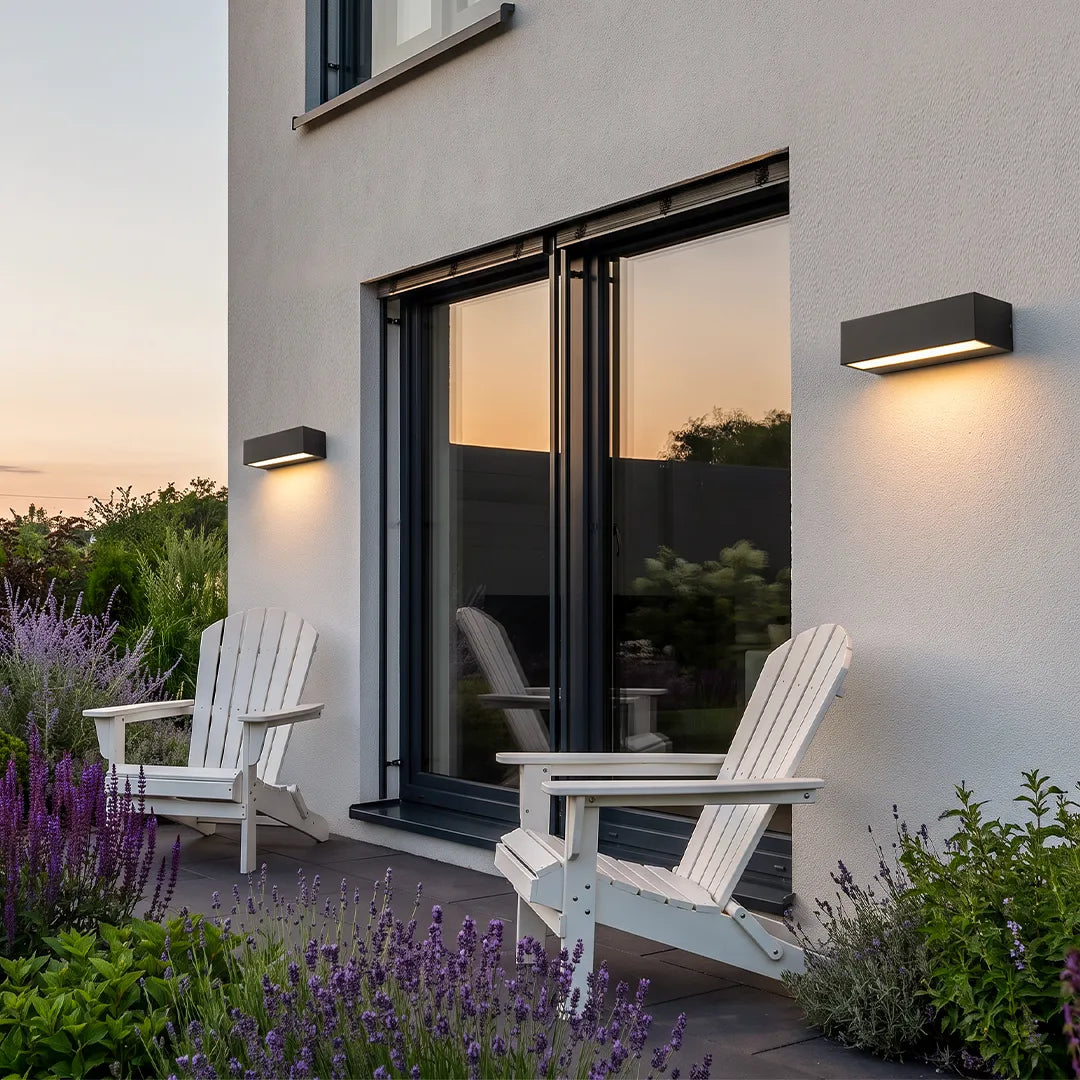 Exterior Porch Light Fixtures Modern Waterproof Door Number LED Light
