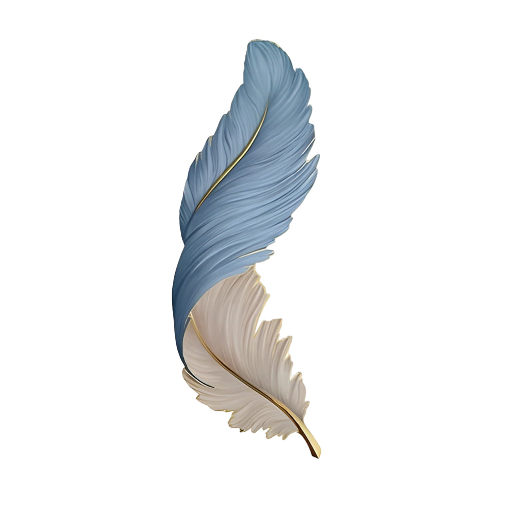 Feather Wall Lamp Modern Luxury Creative LED Art Deco Lamp