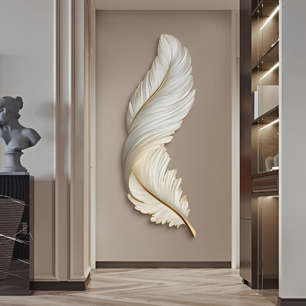Feather Wall Lamp Modern Luxury Creative LED Art Deco Lamp